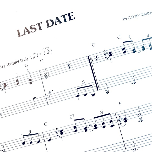 Floyd Cramer Last Date Sheet Music Hal Leonard - Picture 2 of 4